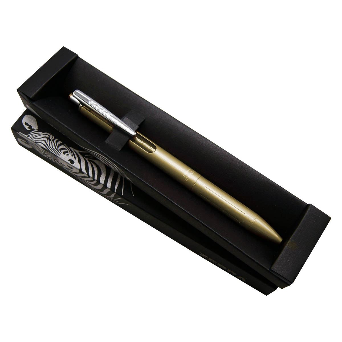 Bolígrafo Metalico Sarasa Grand Cuerpo Color Oro Tinta Negra