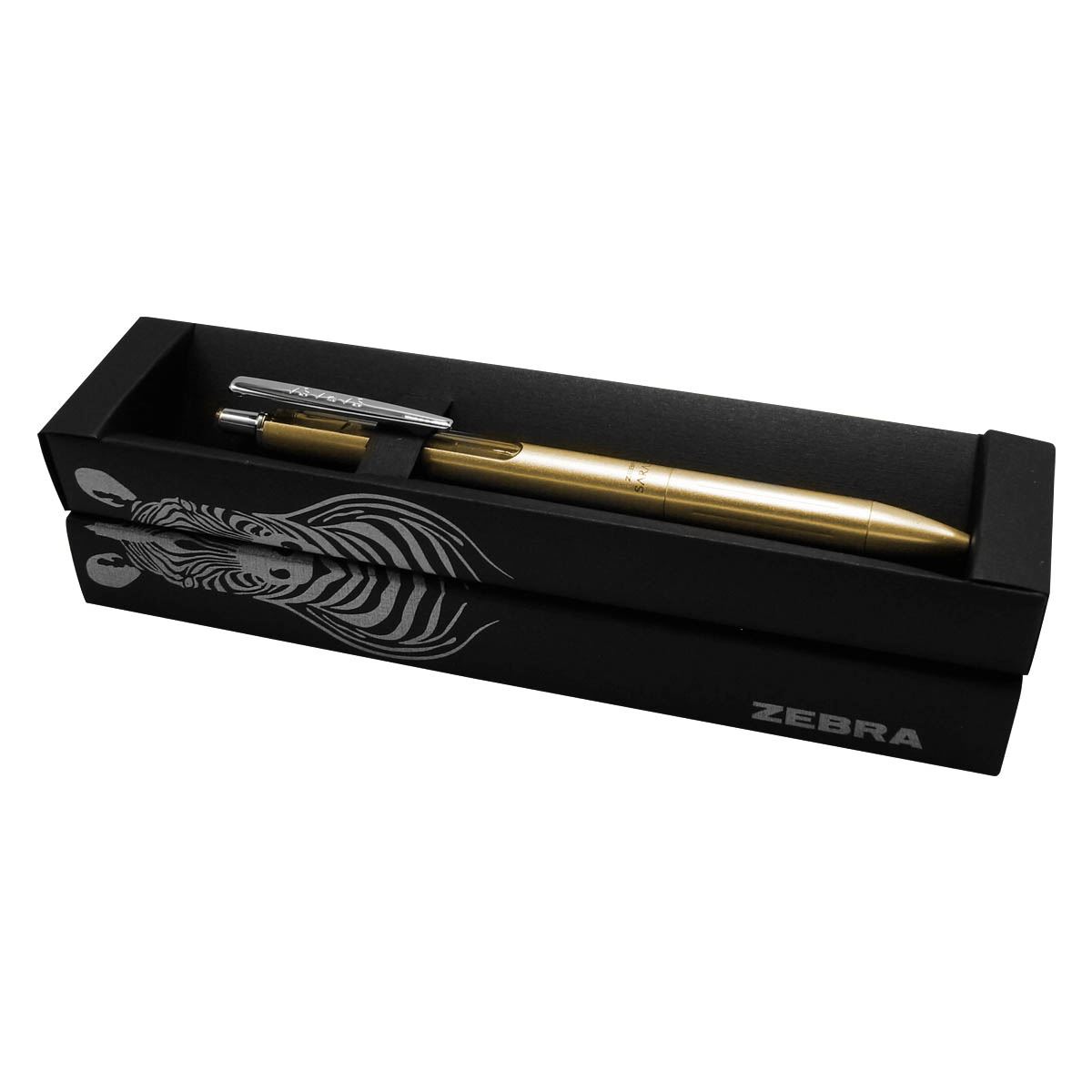 Bolígrafo Metalico Sarasa Grand Cuerpo Color Oro Tinta Negra