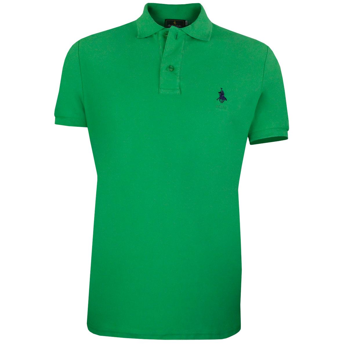 Playera Polo Mc Pique algodón Xg verde