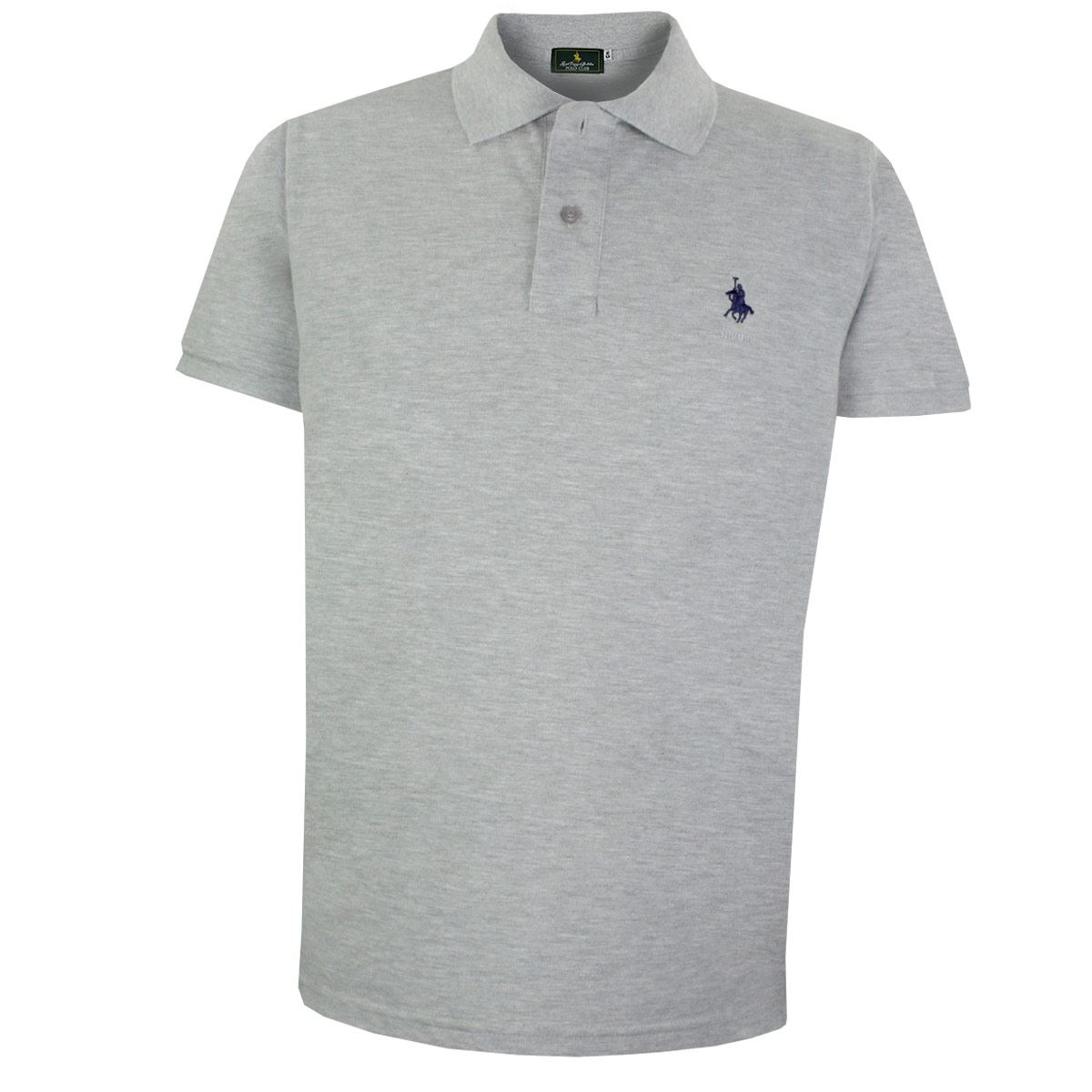 Playera Polo gris jaspe Ch