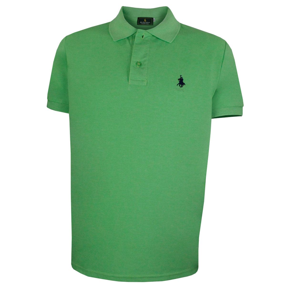 Playera Polo verde jaspe m