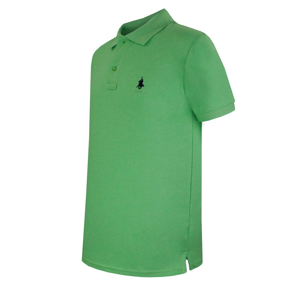 Playera Polo verde jaspe m