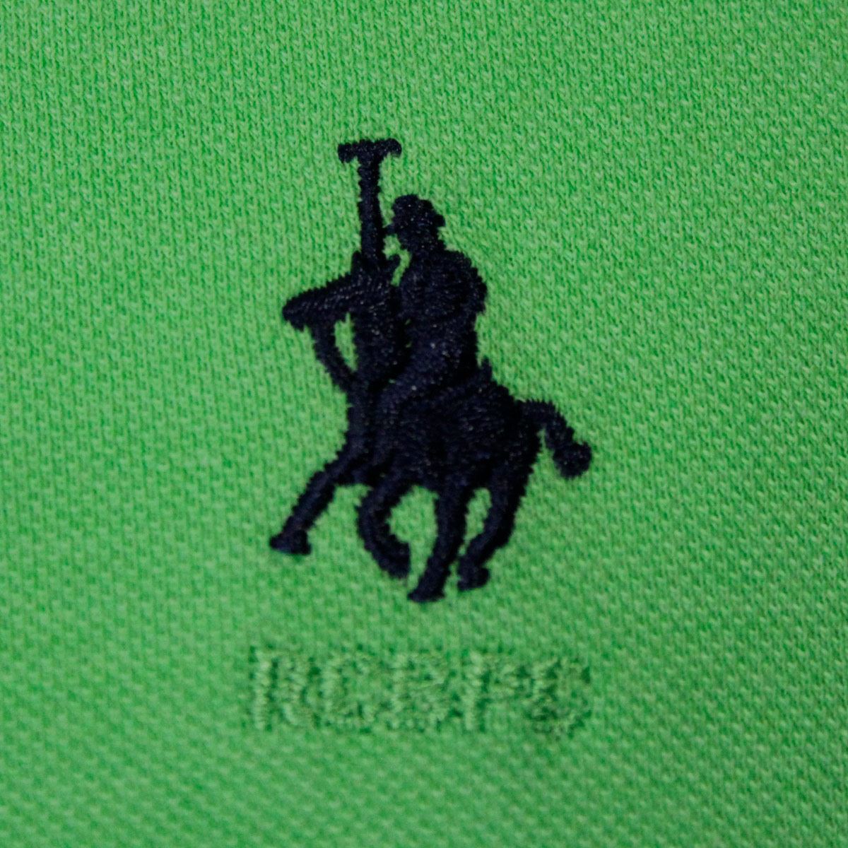 Playera Polo verde jaspe m