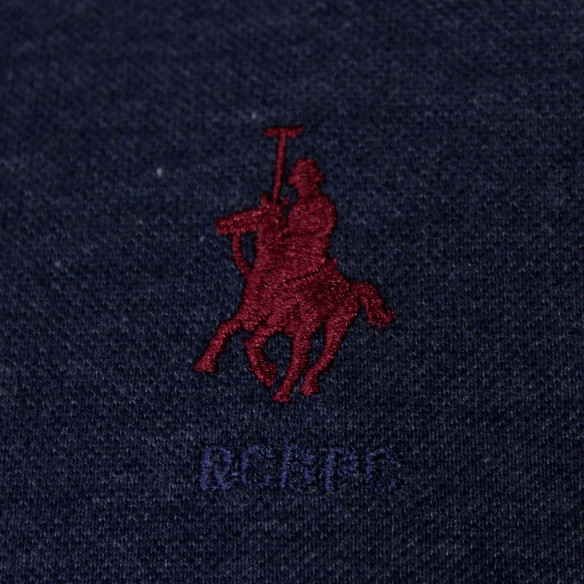 Playera Polo azul rey jaspe Ch