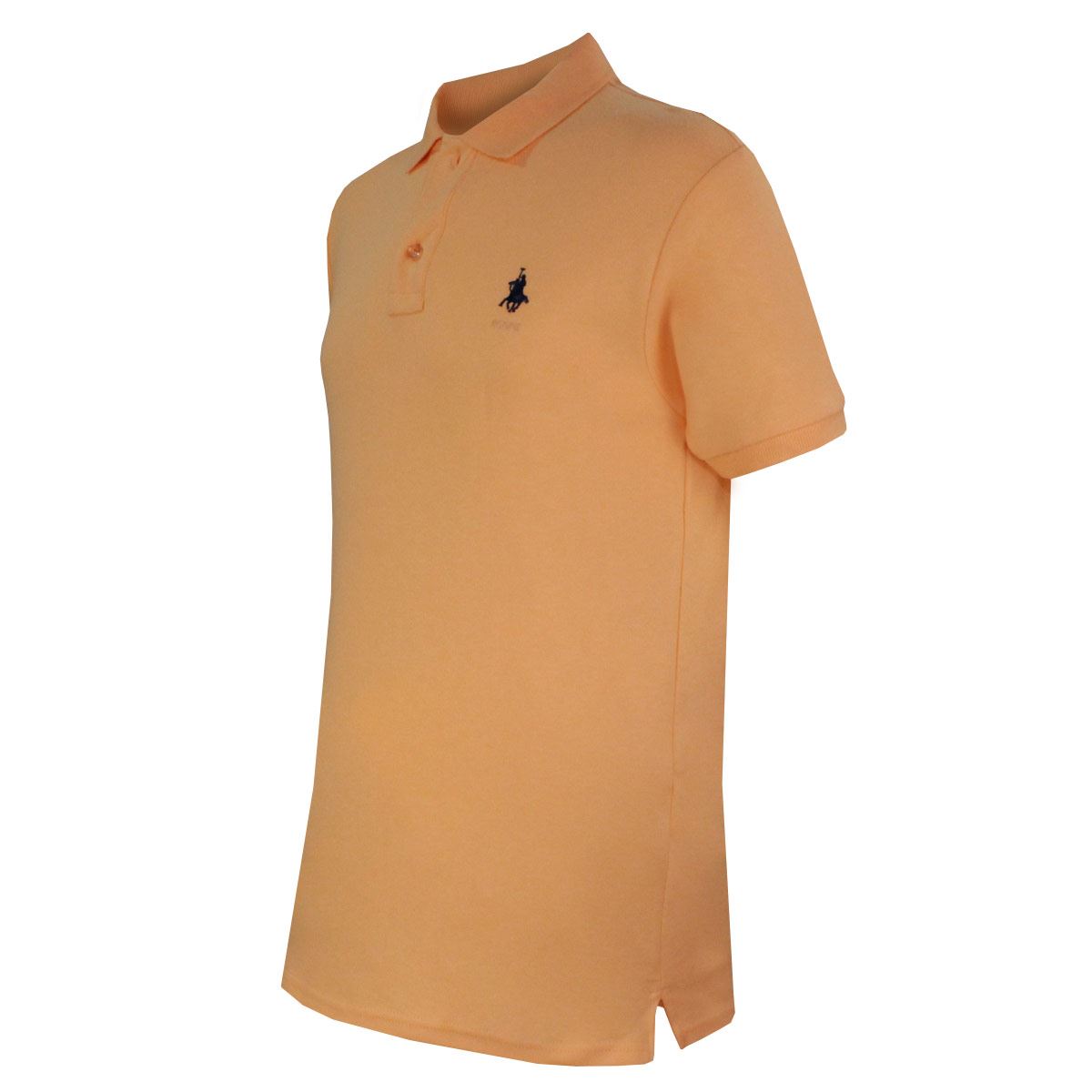 Playera Polo Mc liso algodón Xg melón