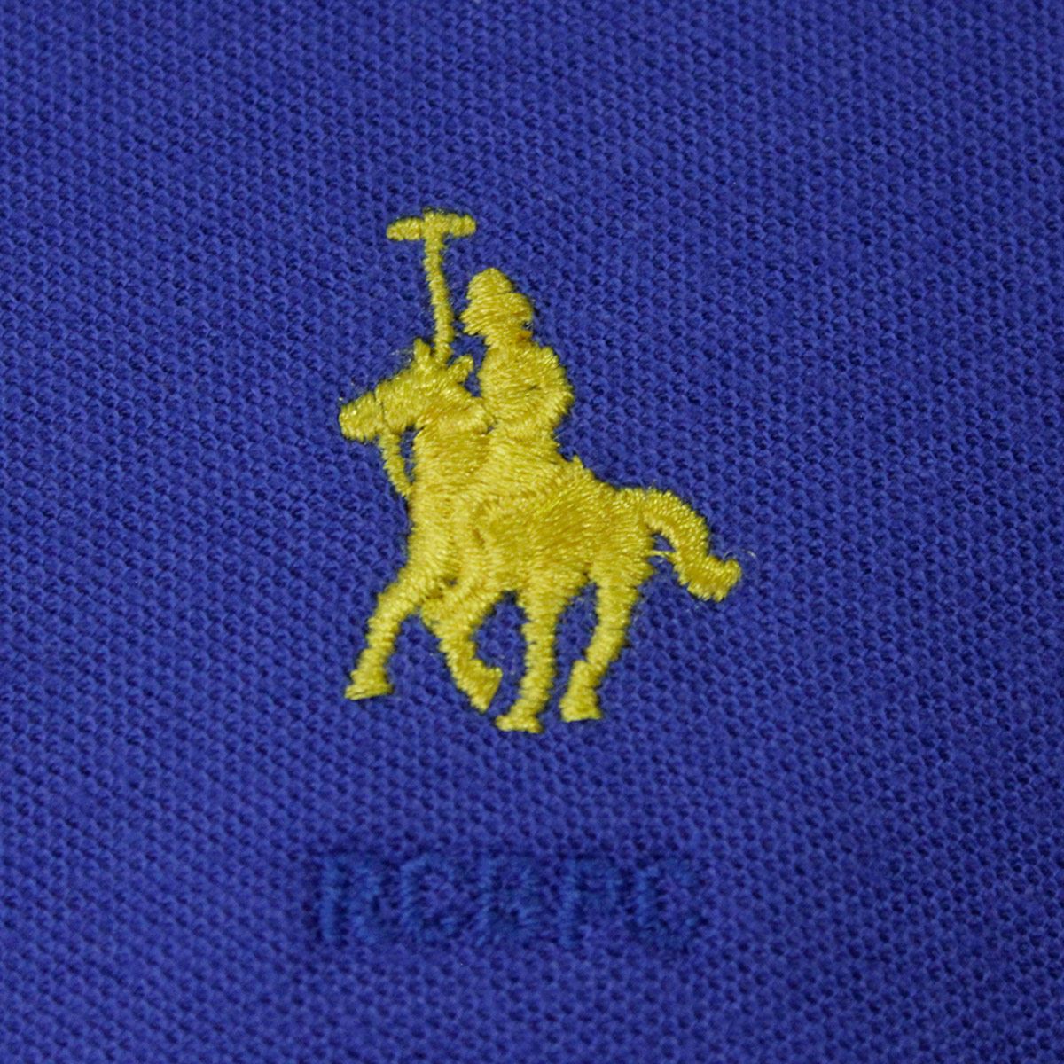 Playera polo azul online rey