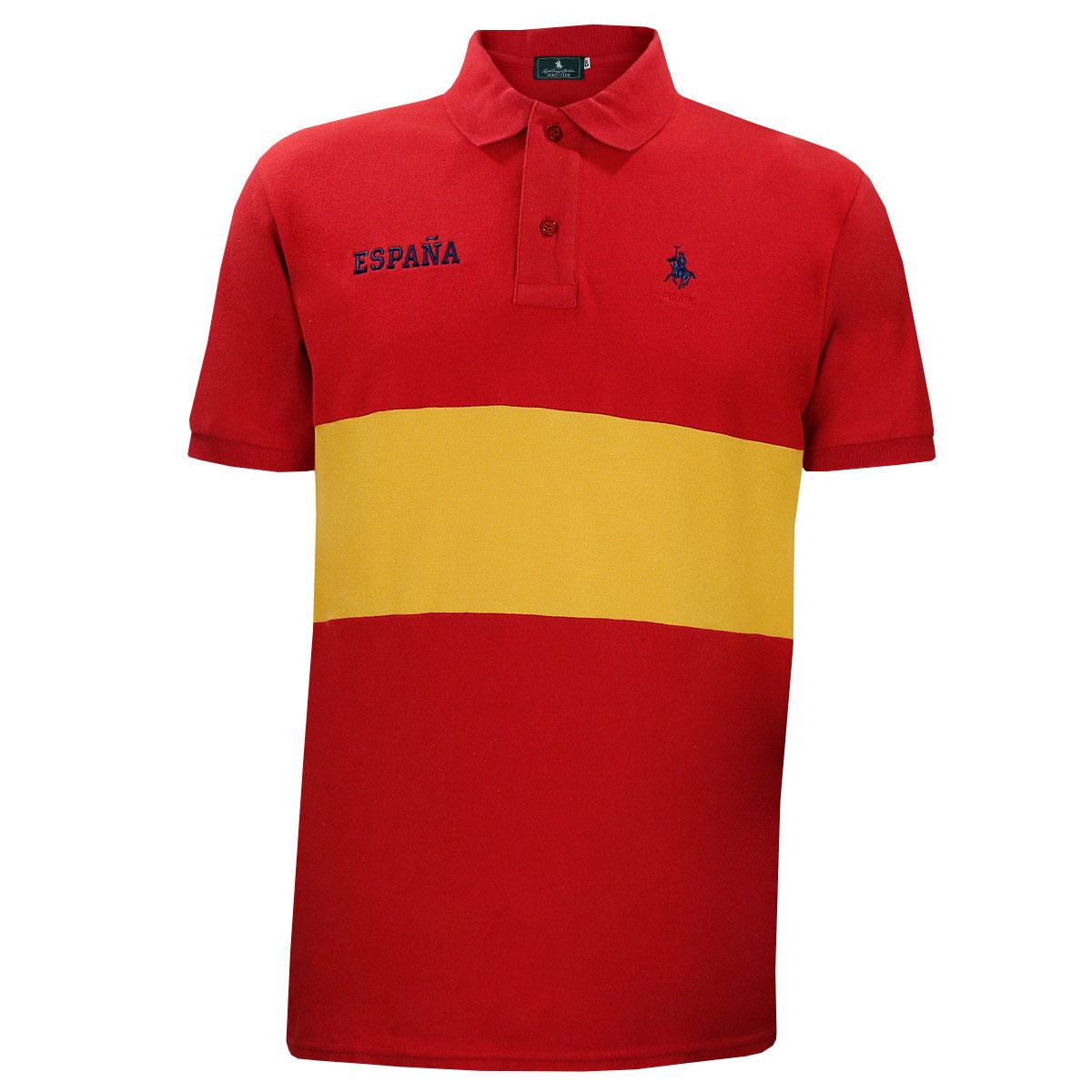 Playera tipo Polo para caballero Mundial 5esp Polo Club talla chica