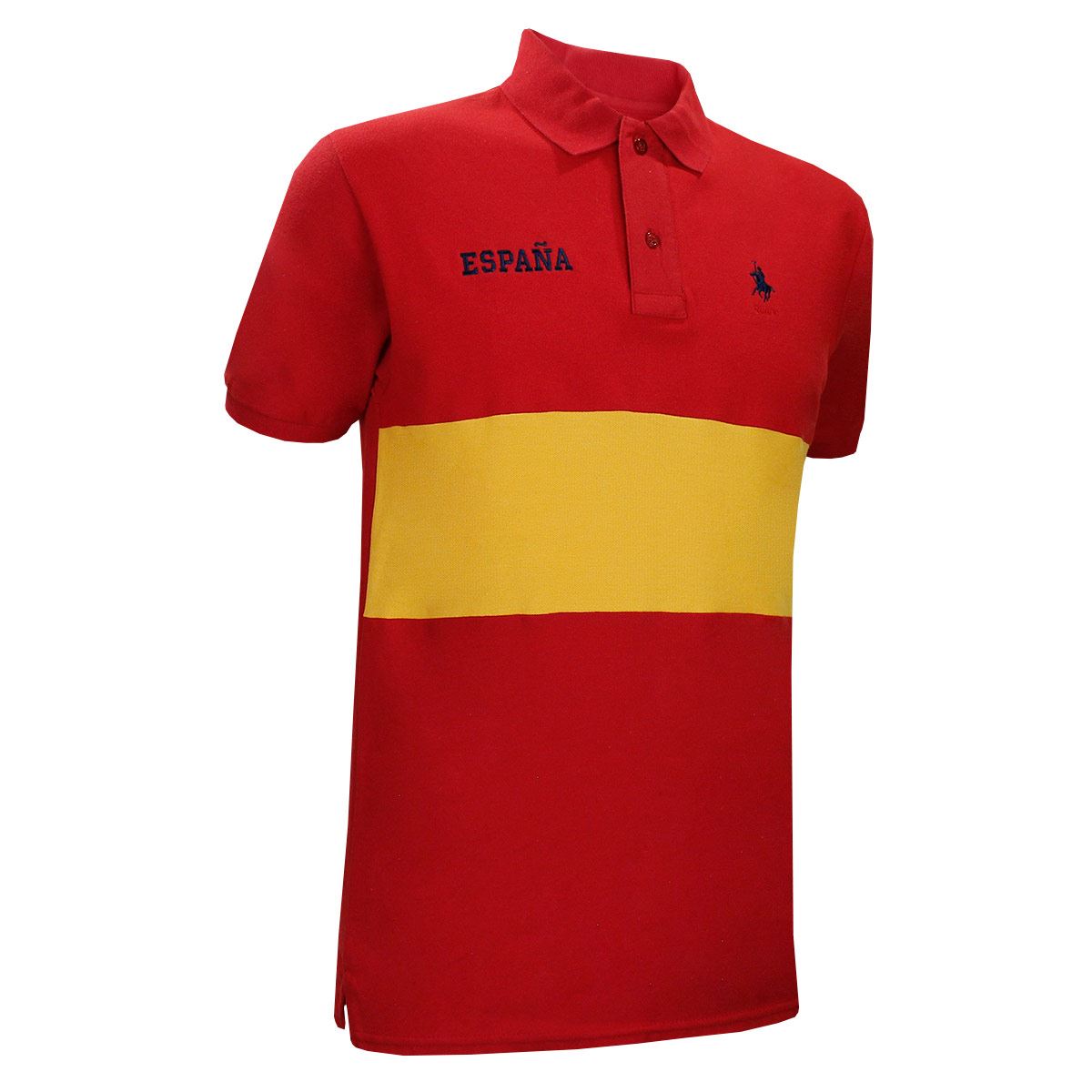 Playera tipo Polo para caballero Mundial 5esp Polo Club talla chica
