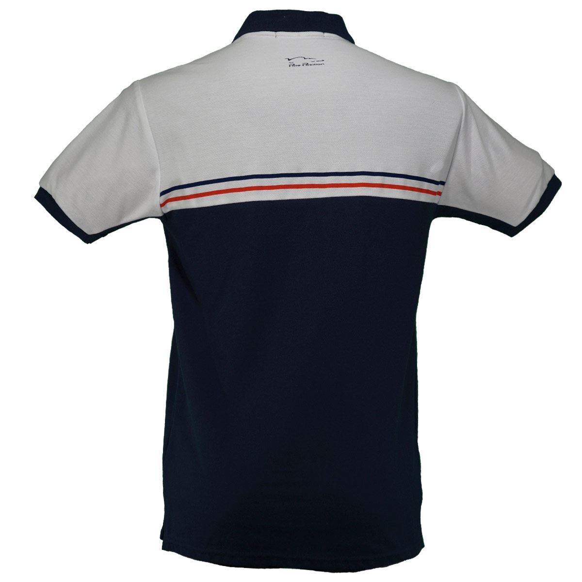 Playera tipo polo Pole Position azul marino CH