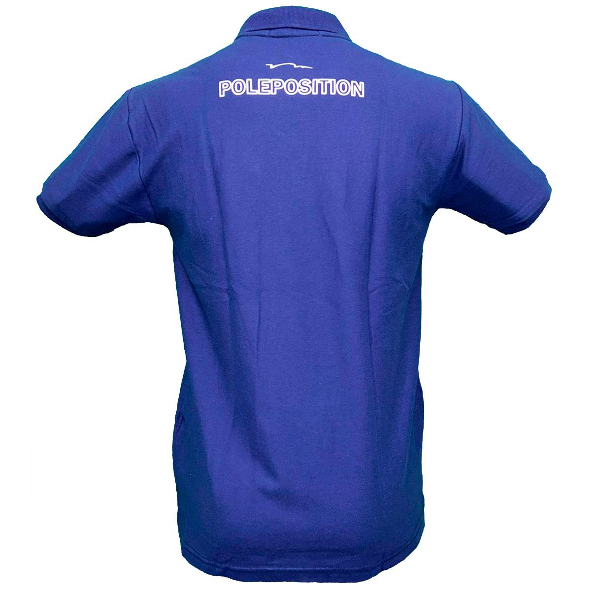 Playera tipo polo Pole Position azul MD