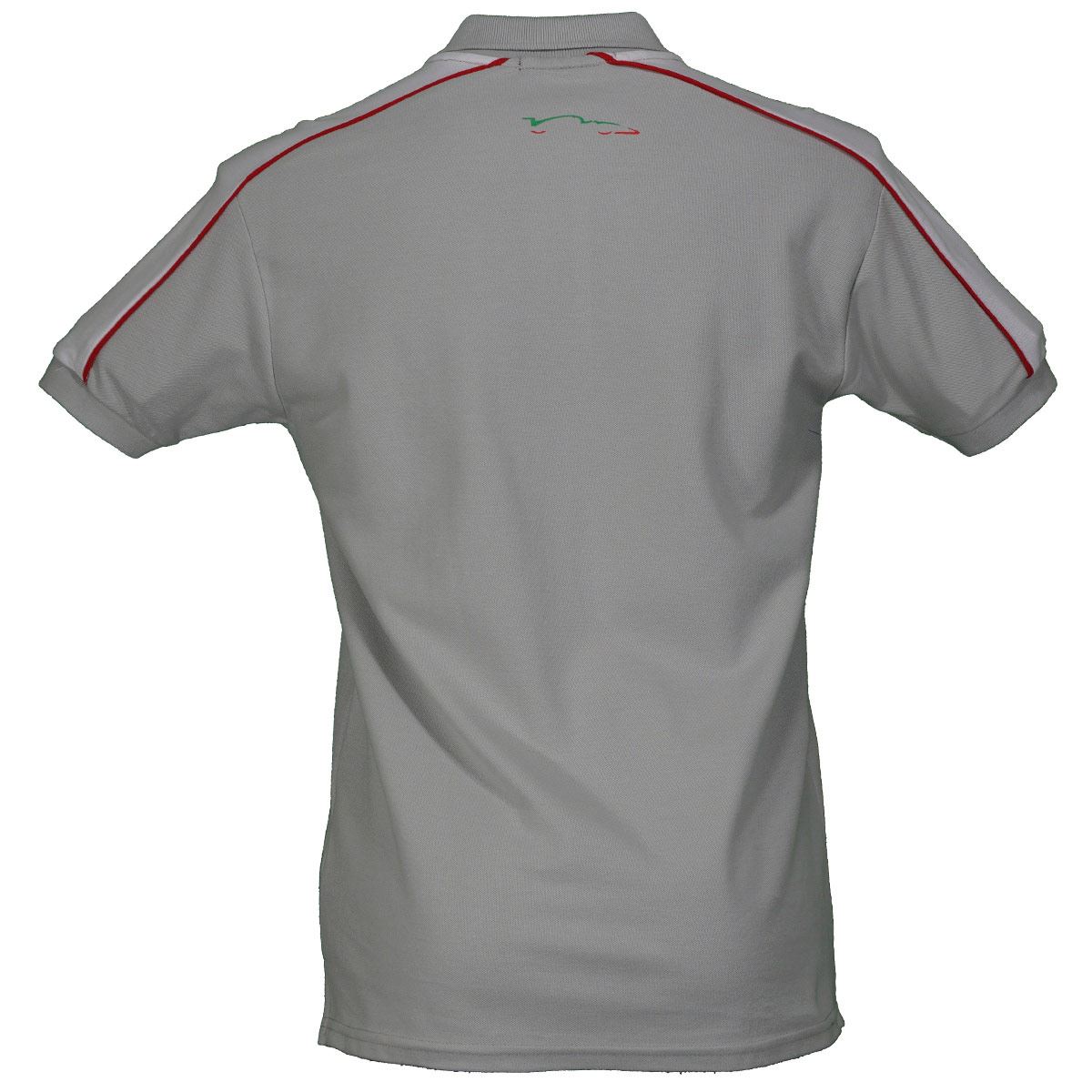 Playera tipo polo Pole Position gris MD