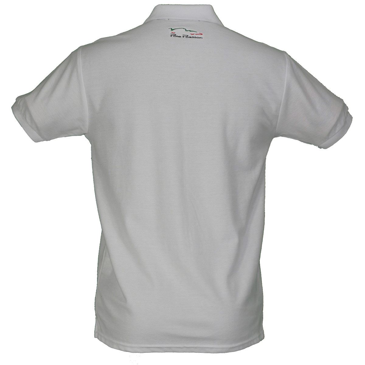 Playera tipo polo Pole Position blanco MD