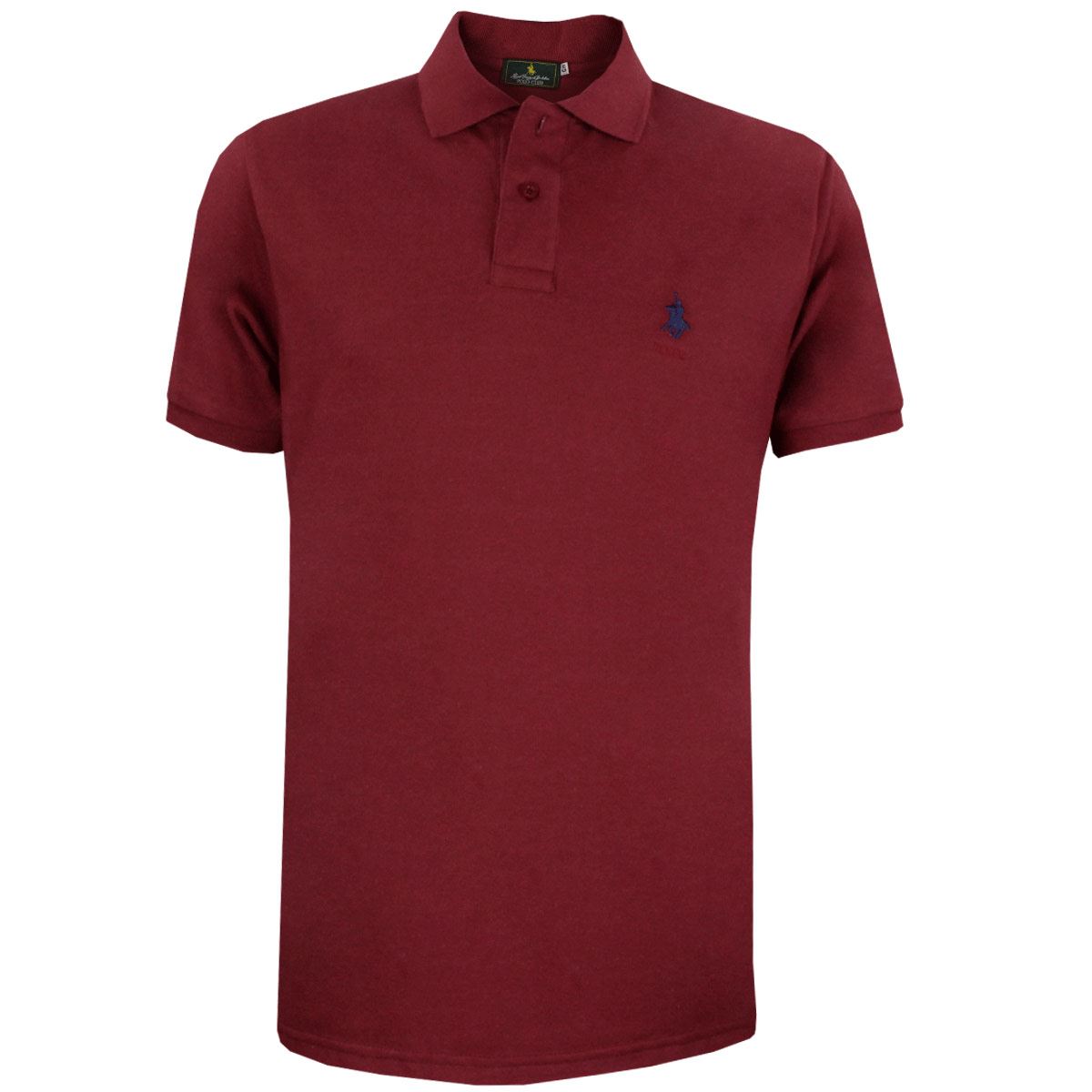 Playera Polo Club Vino Para Hombre M
