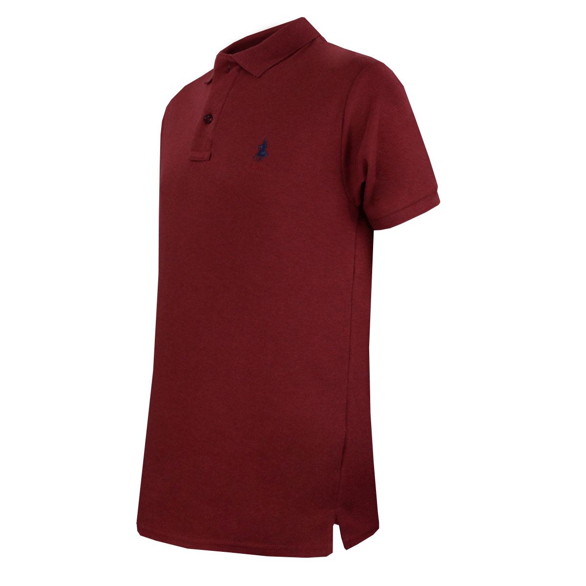 Playera Lisa Polo Club Vino Para Hombre M
