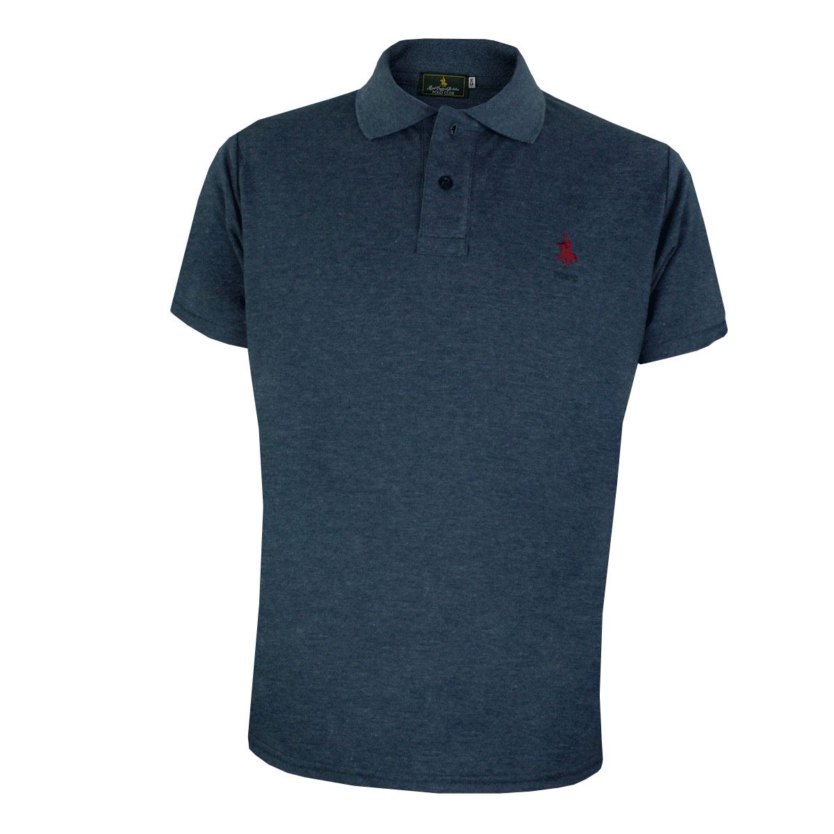 Playera Polo Club Azul Para Hombre CH
