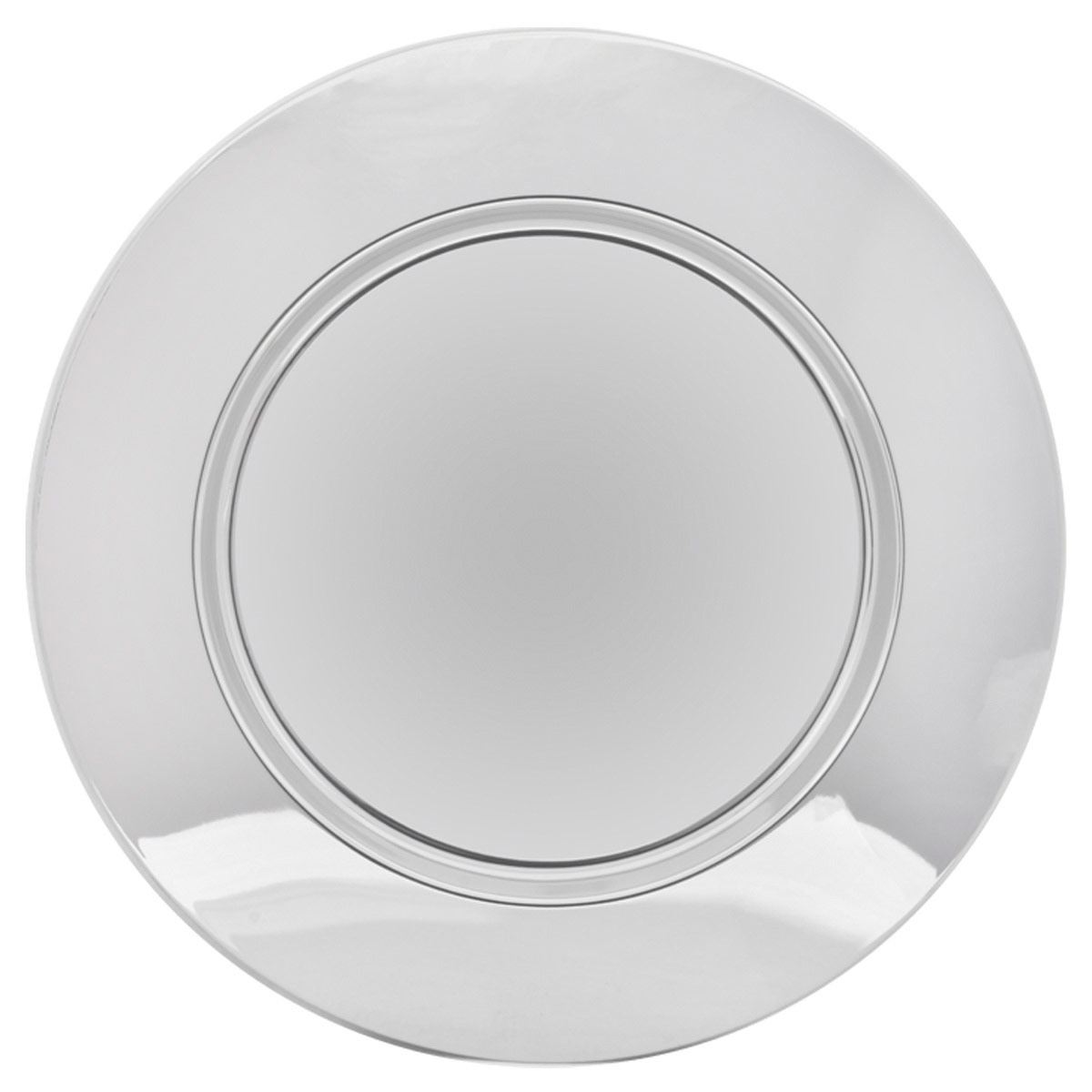 Bajo plato cromado de 30.5 cm