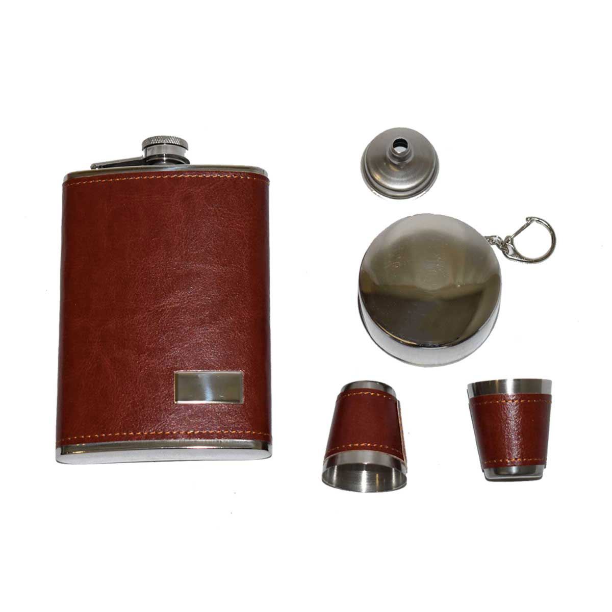 Juego De Licorera Con Vasos Y Llavero Fiorum