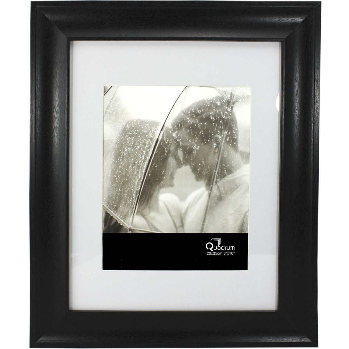 Portaretrato de madera con María Luisa blanca 8x10