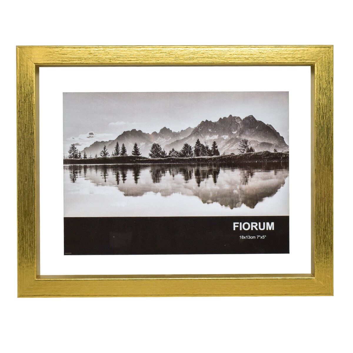 Cuadro de madera con María Luisa flotante 5x7