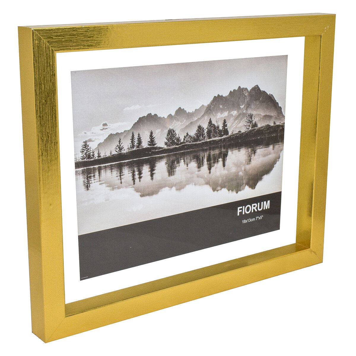 Cuadro de madera con María Luisa flotante 5x7