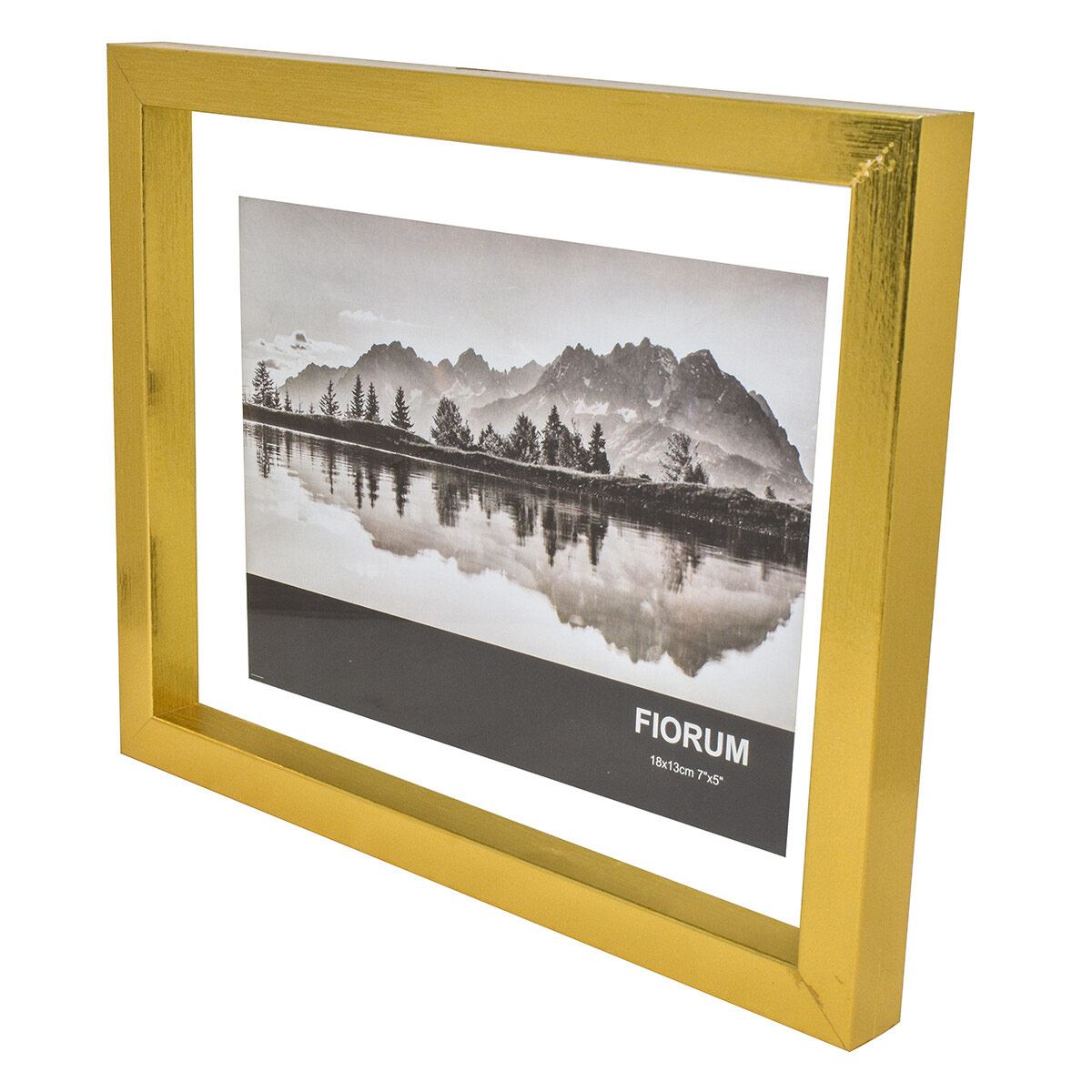 Cuadro de madera con María Luisa flotante 5x7