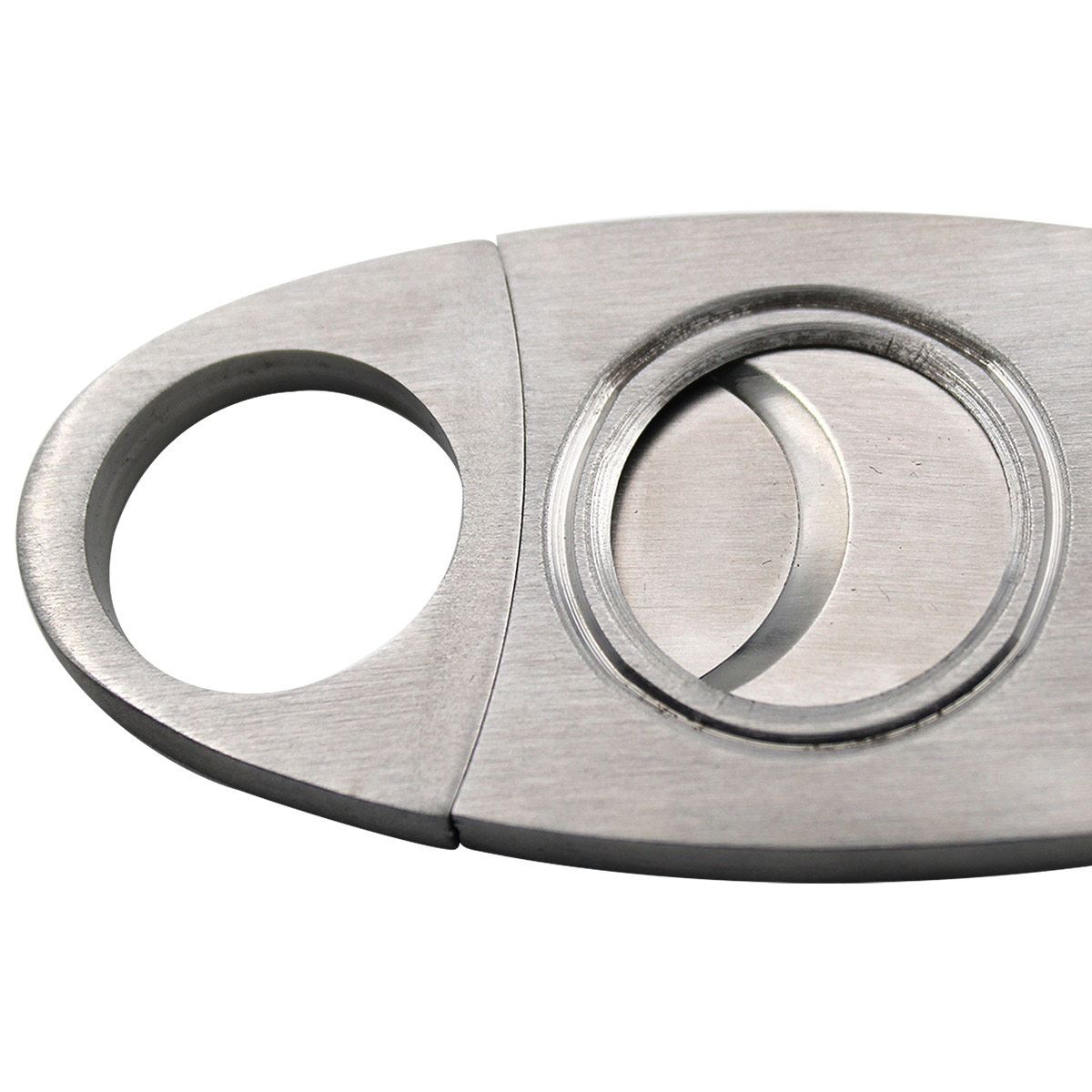 Cortapuros Metálico Oval Plateado M