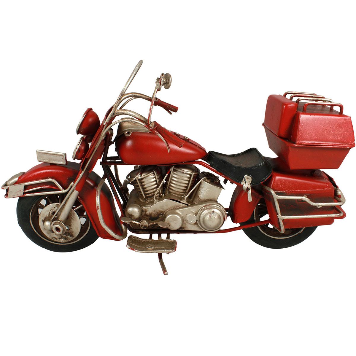 Figura Decorativa Motocicleta Viajera