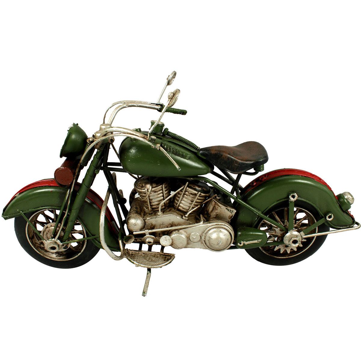Figura Decorativa Motocicleta Gran Chopper