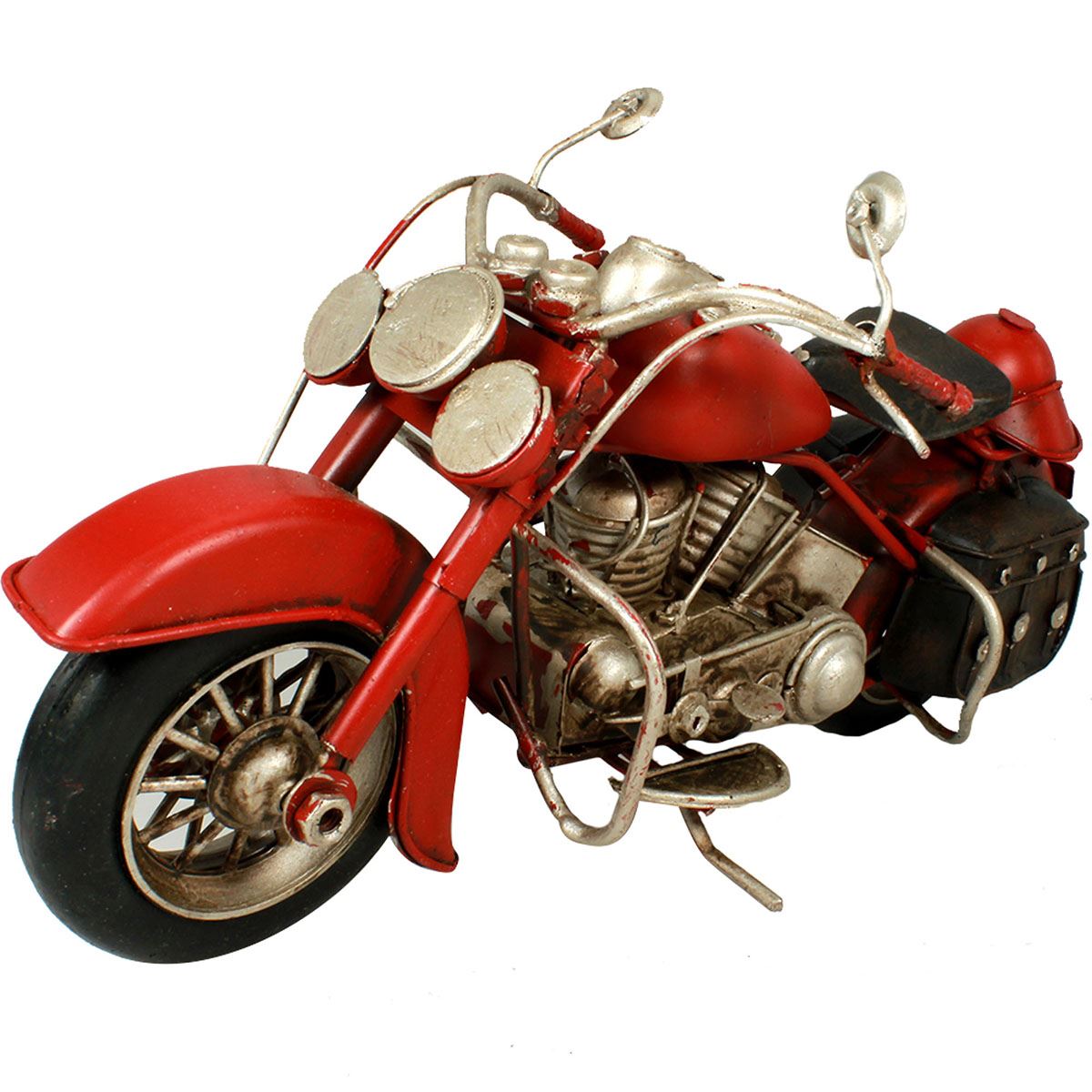Figura Motocicleta Decorativa Full Chopper