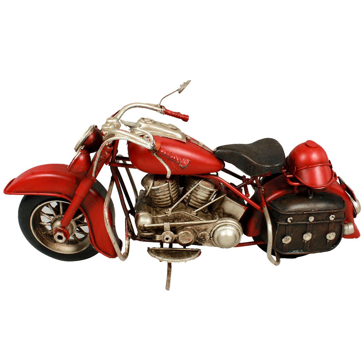 Figura Motocicleta Decorativa Full Chopper