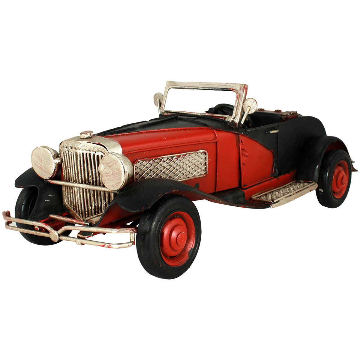 Figura Auto Antiguo Decorativo Carcacha Convertible