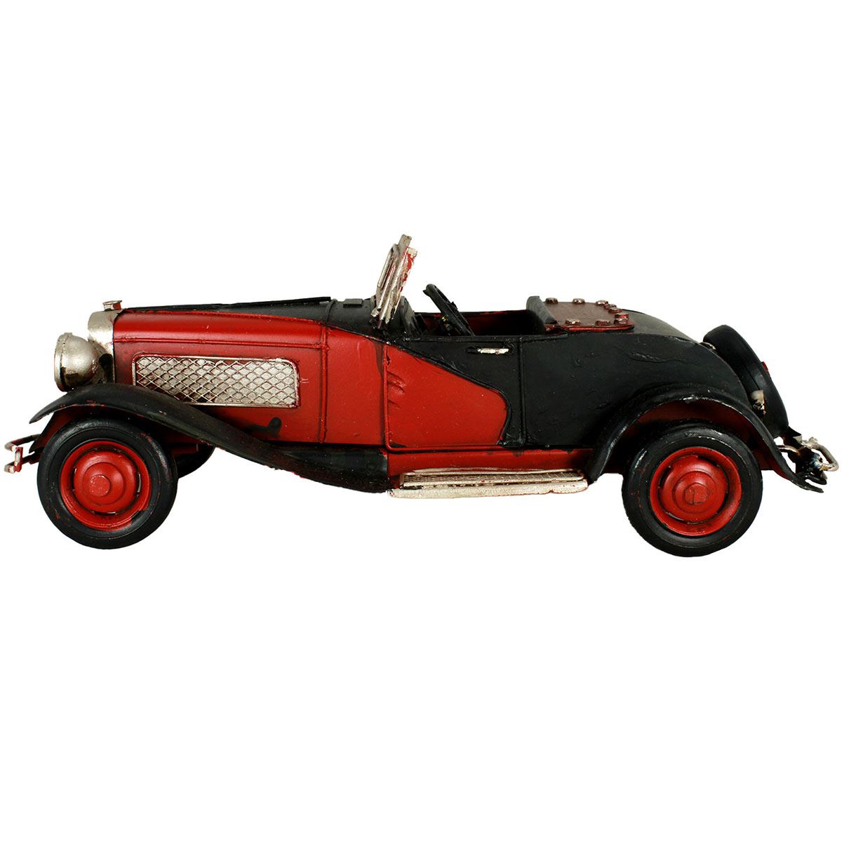Figura Auto Antiguo Decorativo Carcacha Convertible