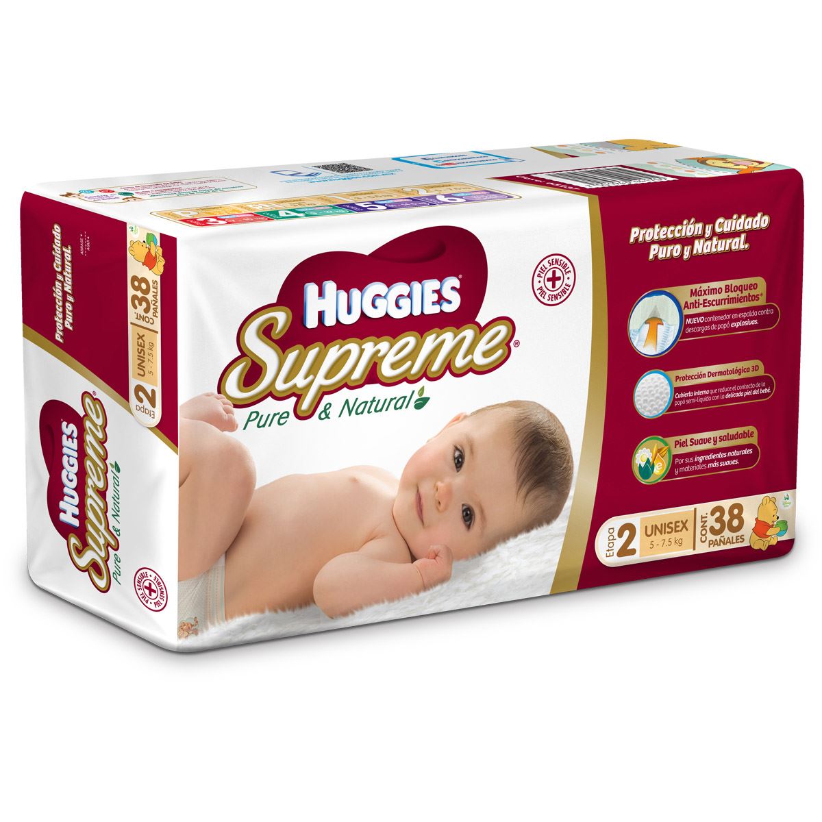 Pañal Huggies Supreme 38 Unidades