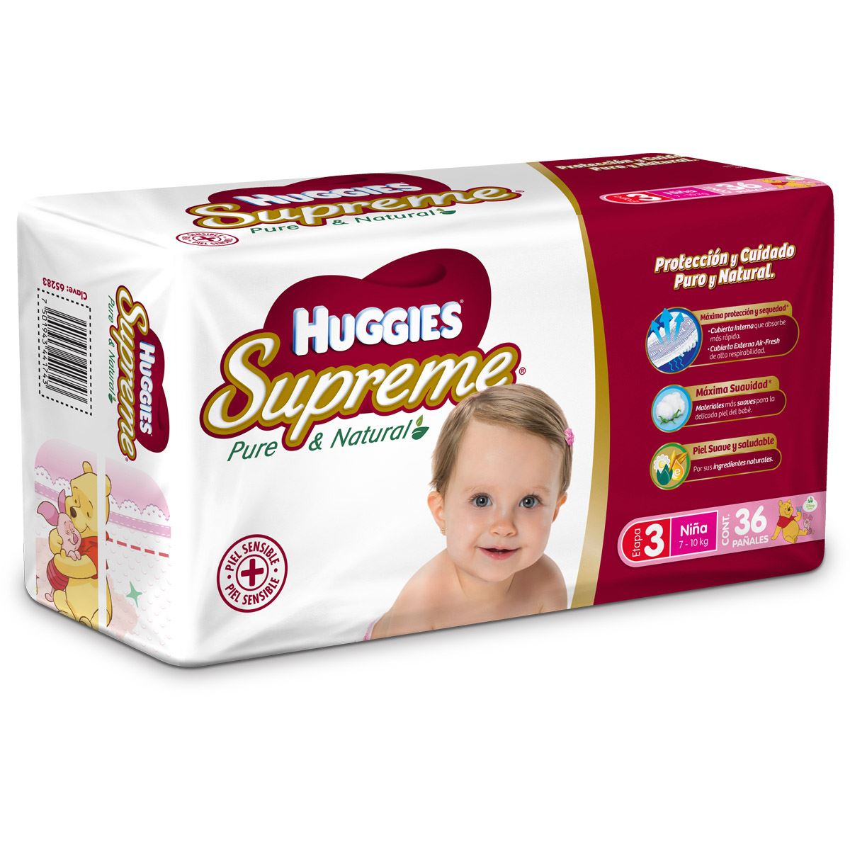 Pañal Niña Huggies Supreme