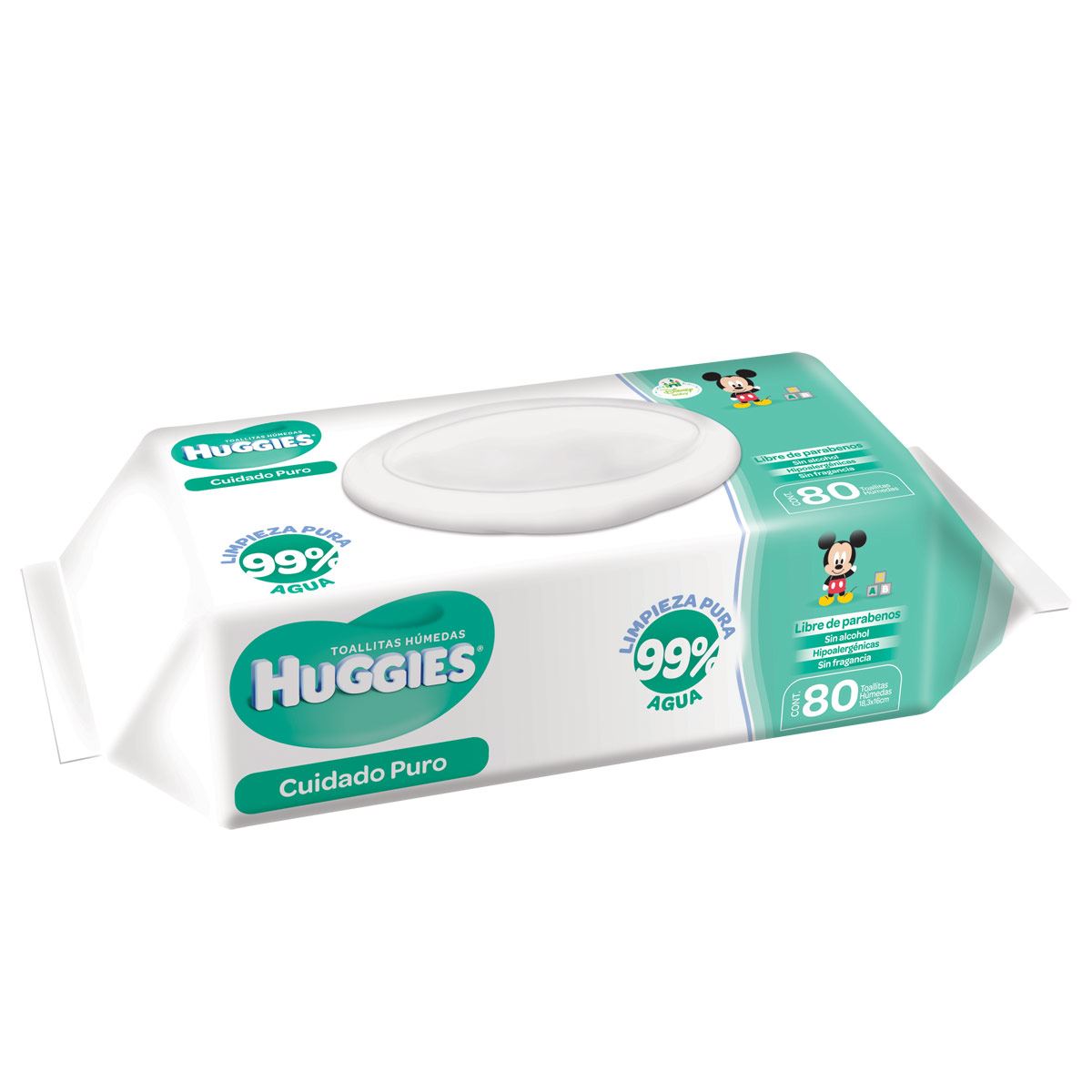 Toallitas húmedas Huggies sin aroma rep c/80