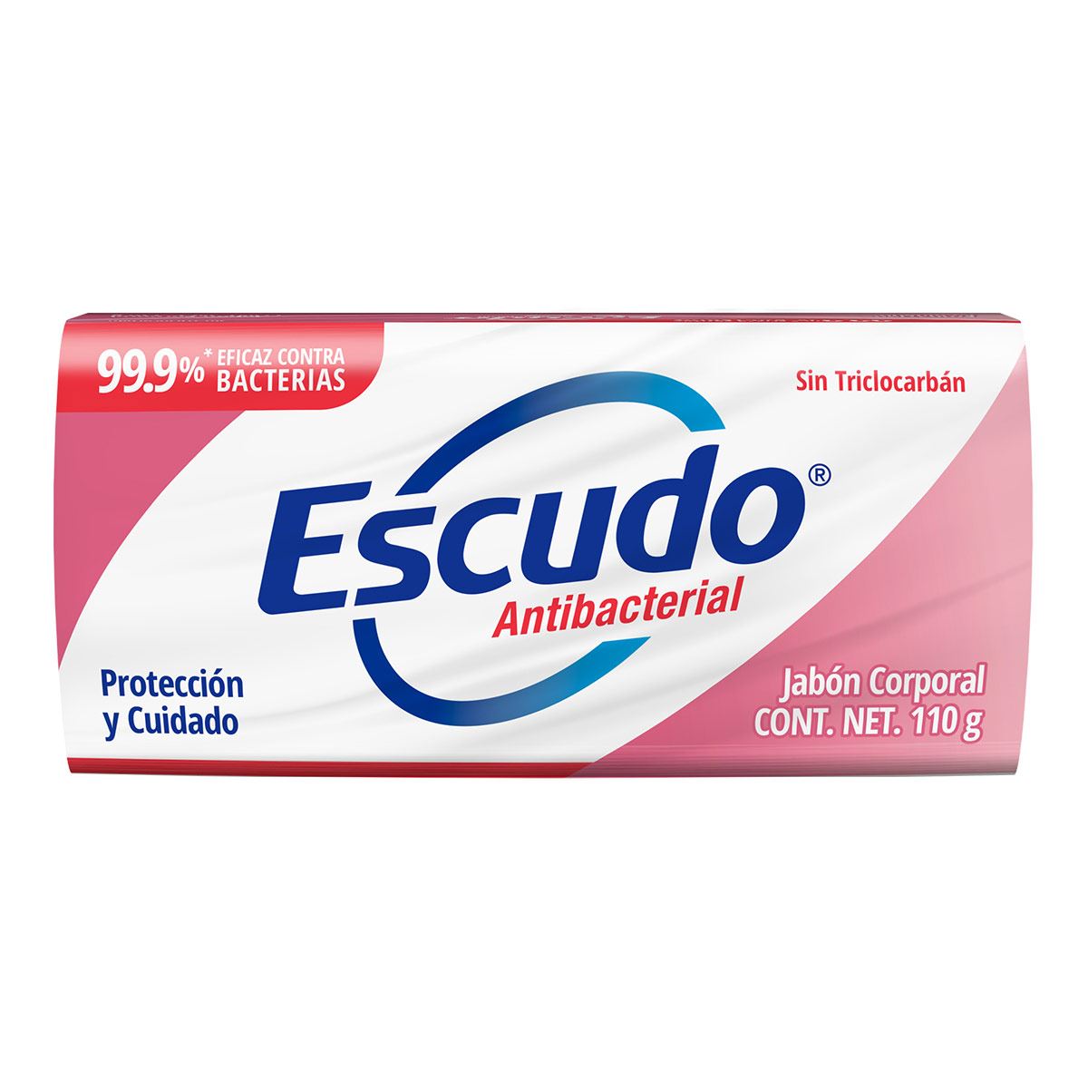 Jabon Barra Escudo Rosa 110gr