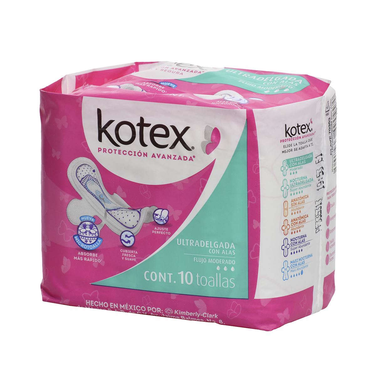 Toalla Kotex Ultradelada C/Alas