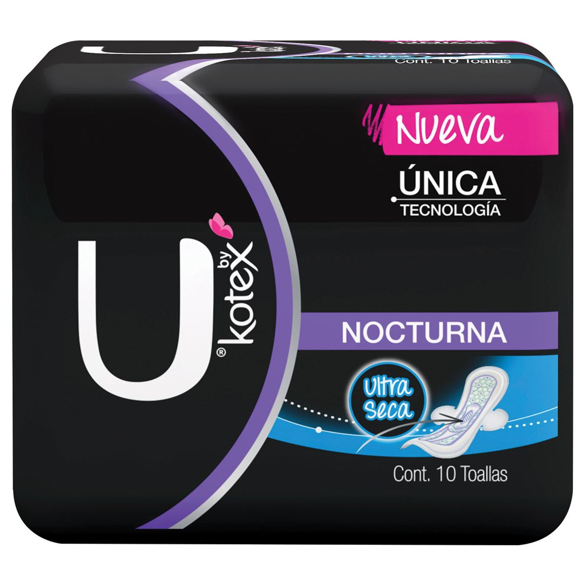 Toallas Sanitarias Kotex Ultra Seca Nocturnas