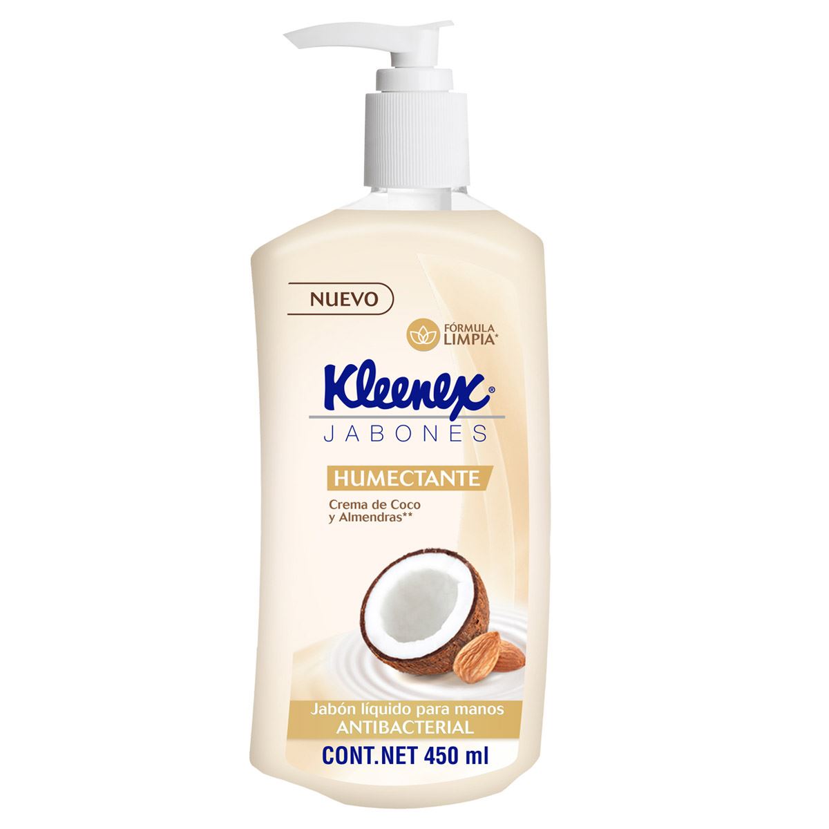 Jabón Líquido Crem Coco 450 ml Kleenex