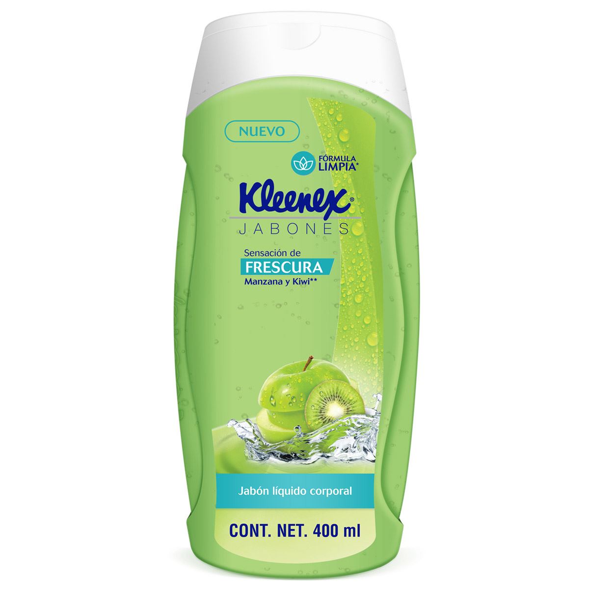 Jabón Líquido Manzana Kiwi 400 ml Kleenex