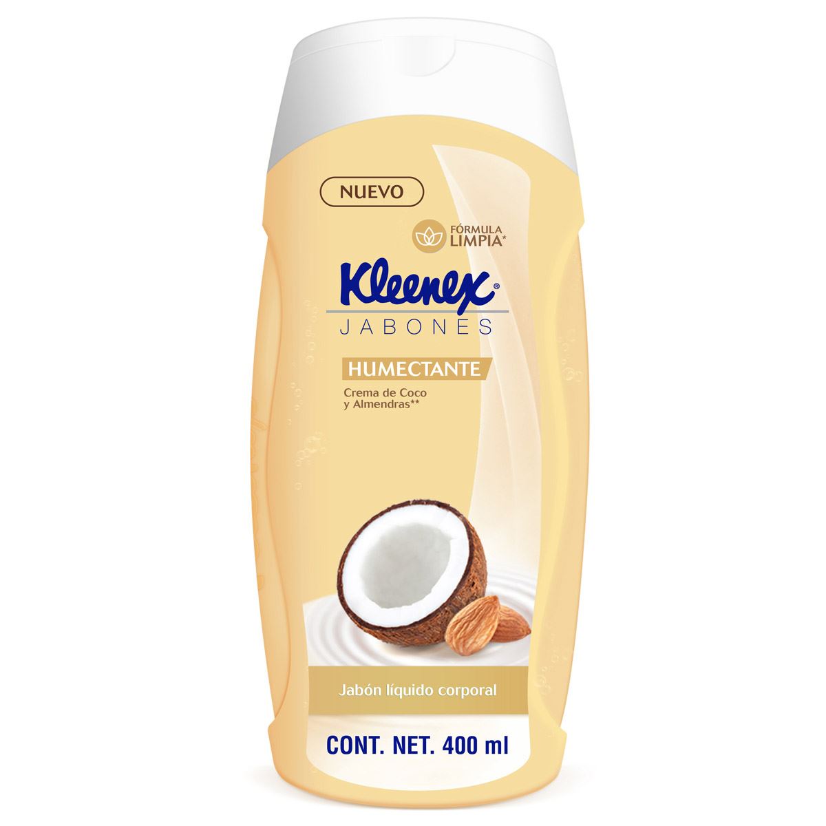 Jabón Líquido Crema Coco 400 ml Kleenex