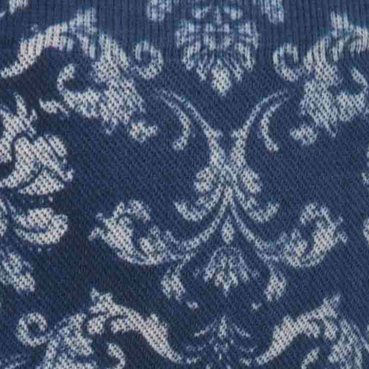 Leggin Oscar Hackman estampado retro OH-SZ14A color azul marino talla chica-mediana dama