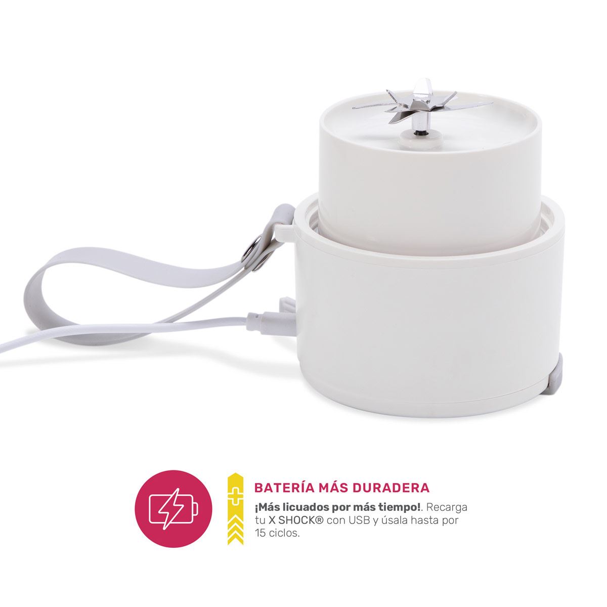 Licuadora portátil Xshock Vortex