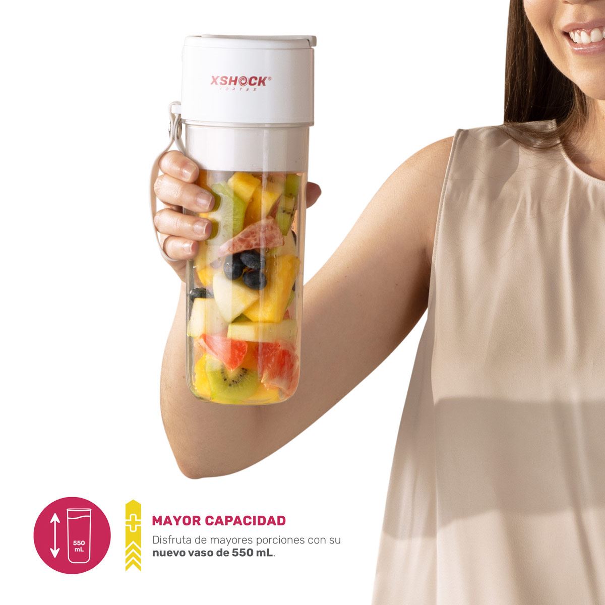 Licuadora portátil Xshock Vortex