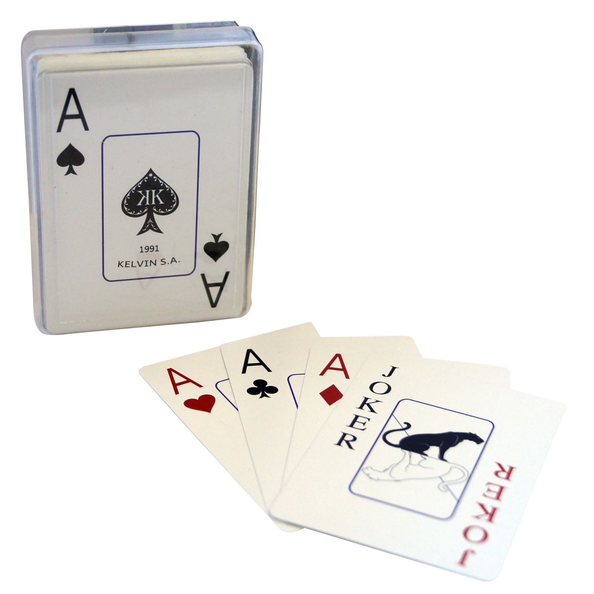 Baraja Póker Jumbo Plástica Estuche