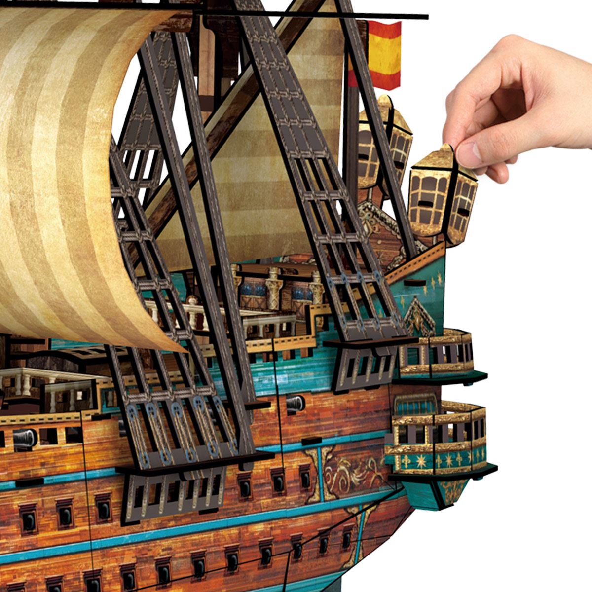 Rompecabezas 3D Real Barco San Felipe Kelvin