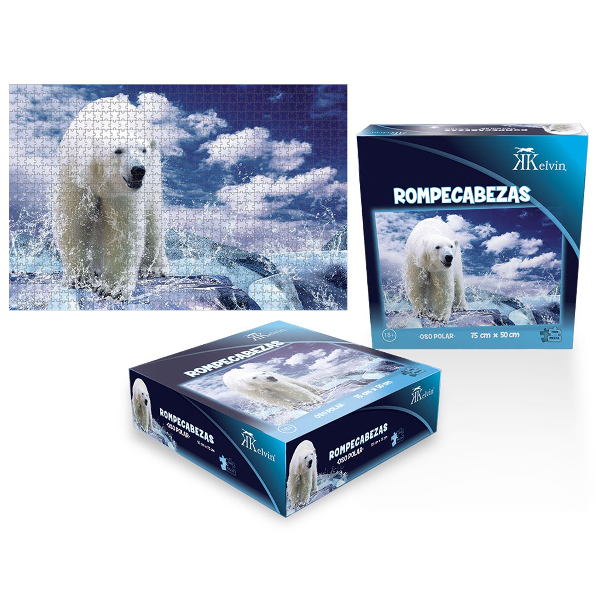 Rompecabezas Lobo Siberiano Kelvin