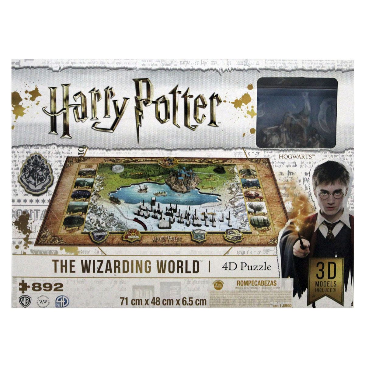 Juego de Mesa Rompecabezas 4D City Harry Potter