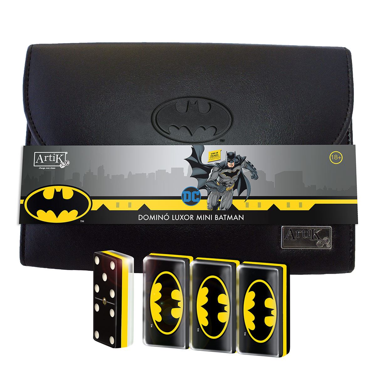 Domino Kelvin Luxor Mini Curpiel Batman Artik