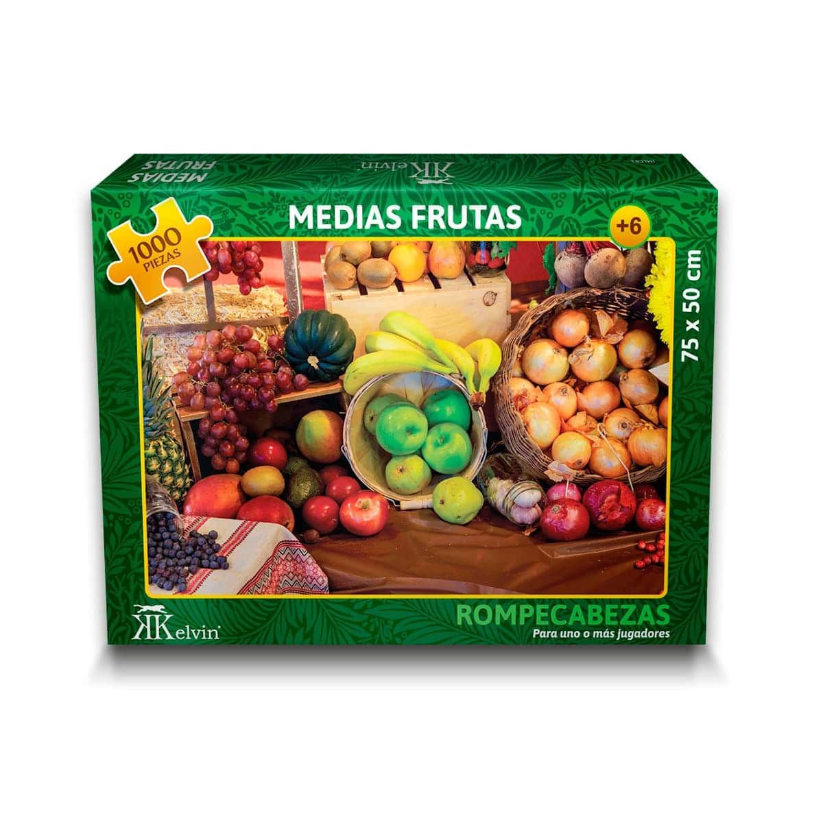 Rompecabezas Medias Frutas 1000 piezas